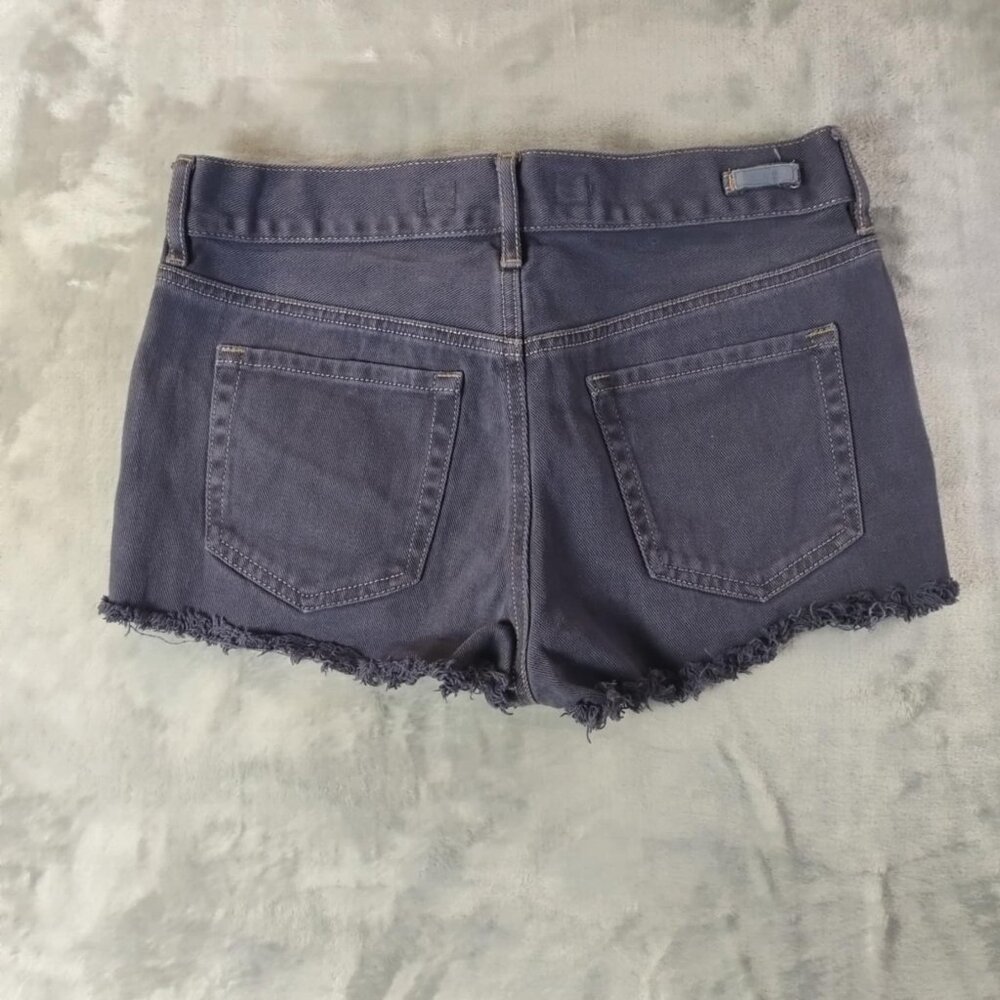 Melville Women 27 Denim HighRise Frayed Cutoff DaisyDuke Jean Shorts 100% Cotton - Picture 3 of 12